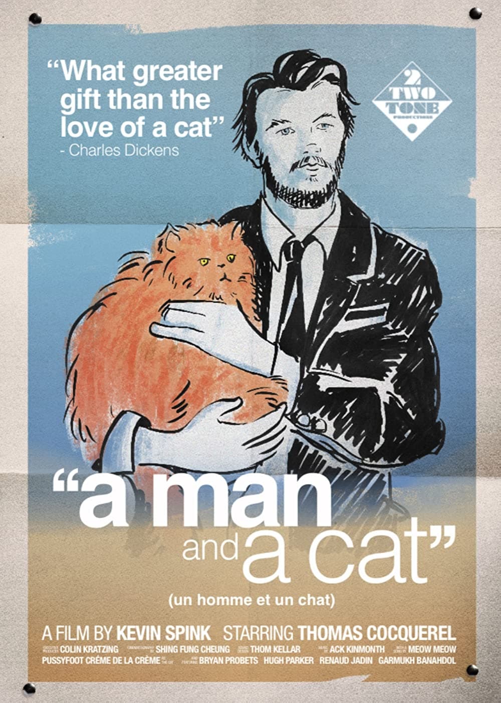 A Man and a Cat