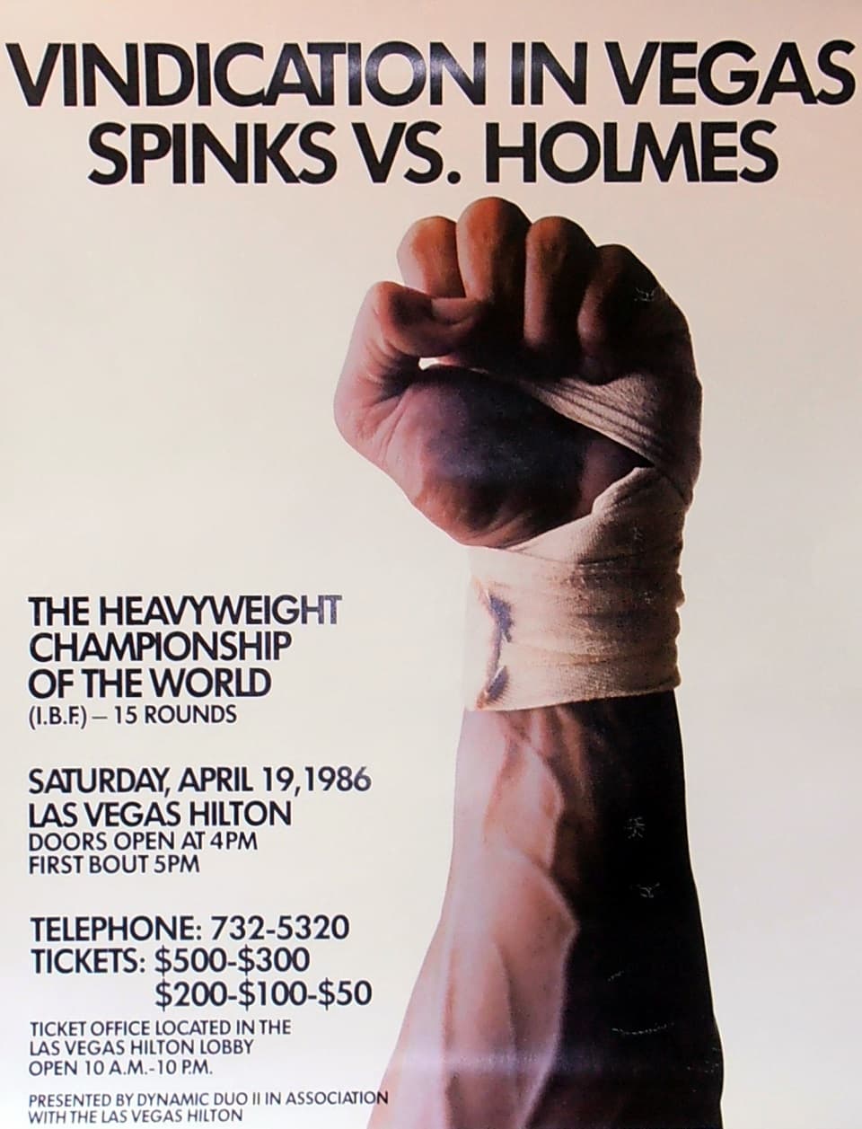 Larry Holmes vs. Michael Spinks II