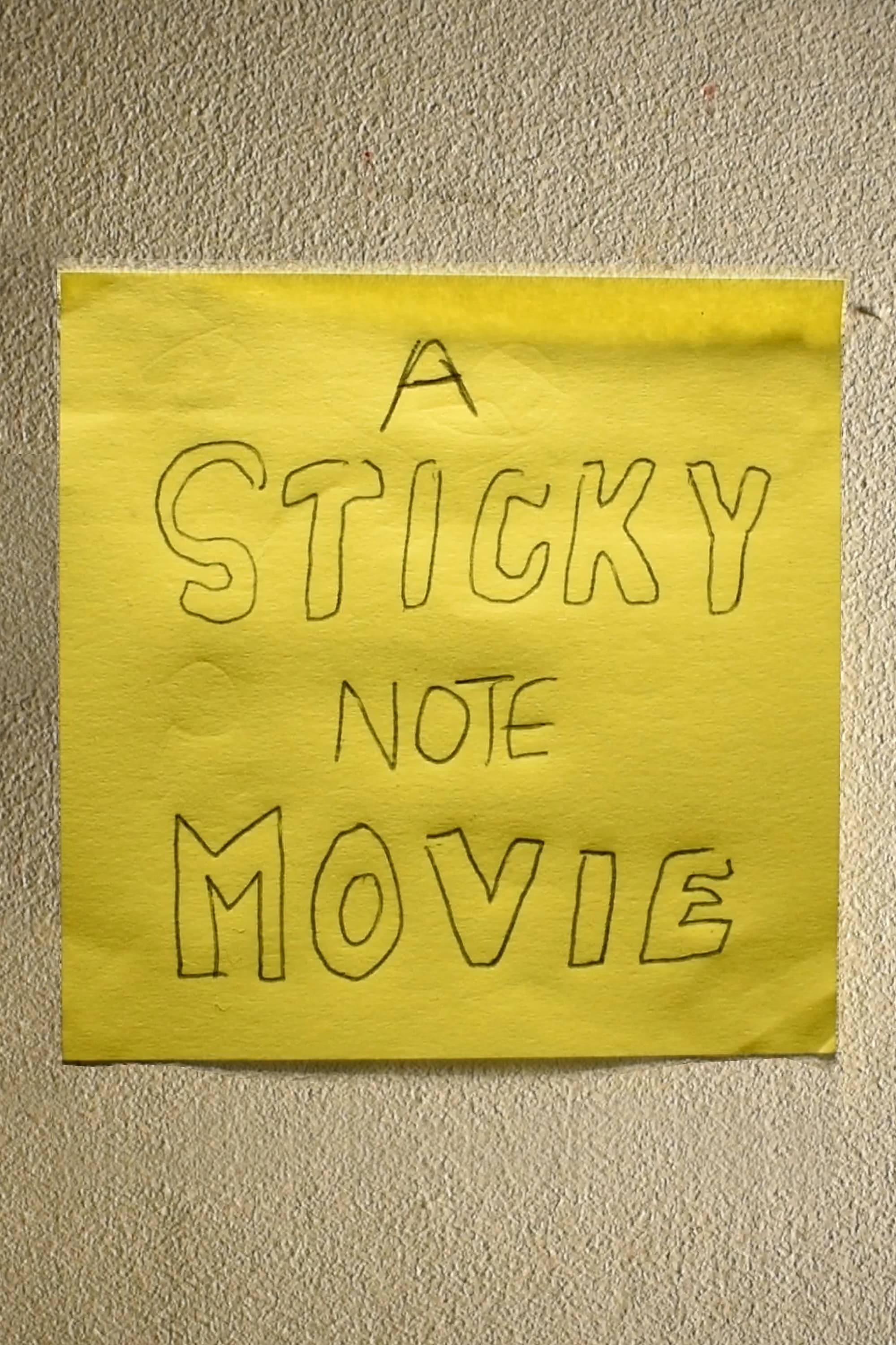 A sticky note movie