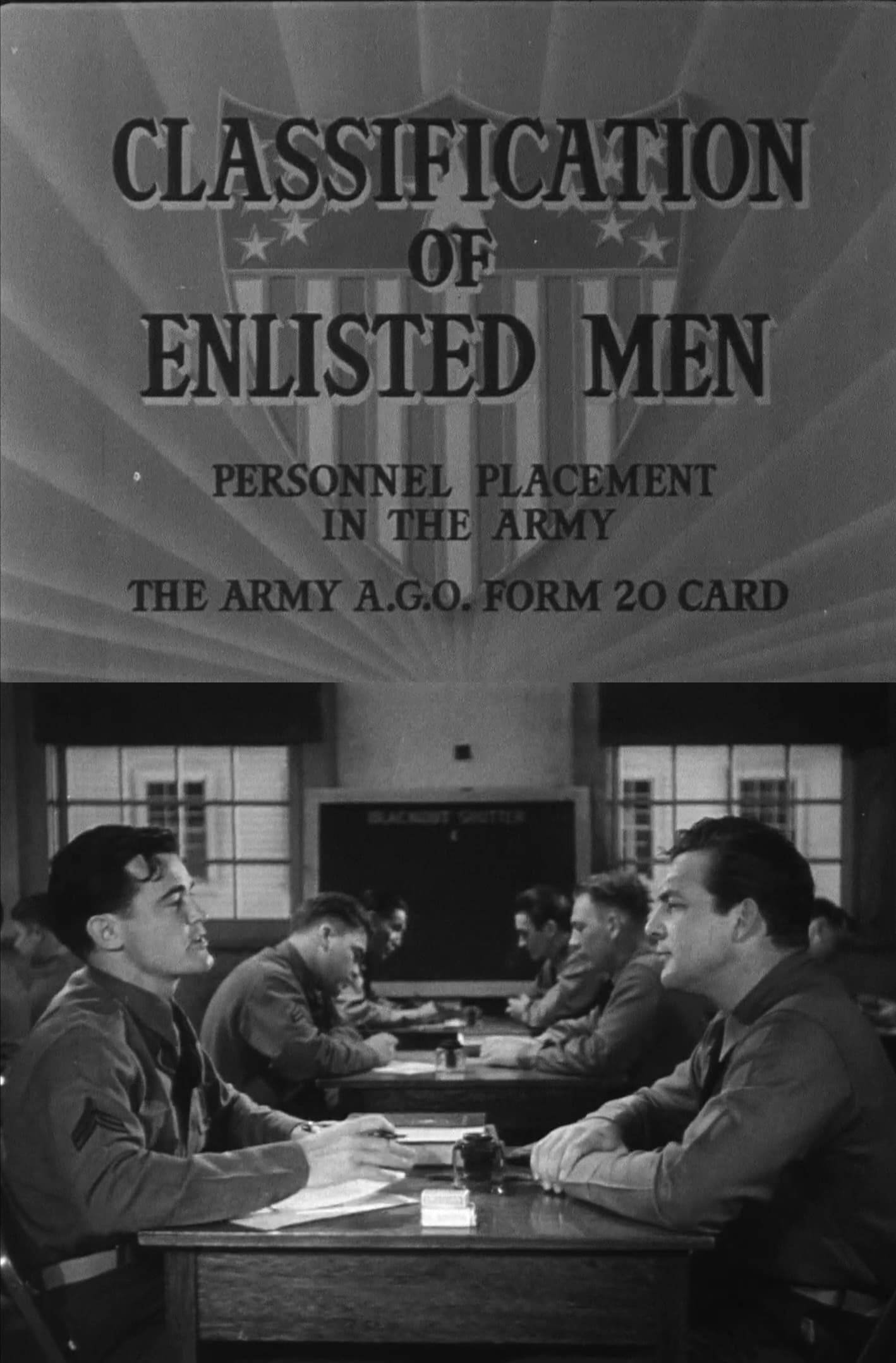 Classification of Enlisted Men