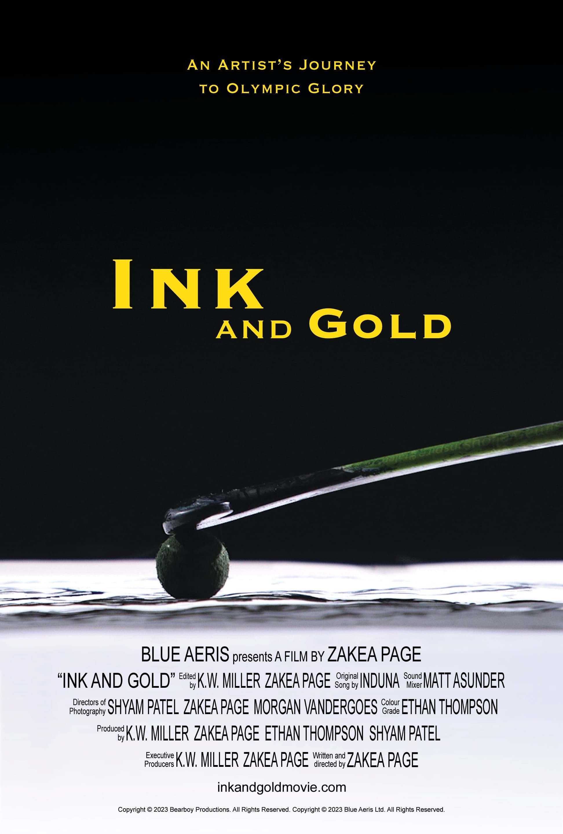 Ink and Gold: An Artist's Journey to Olympic Glory