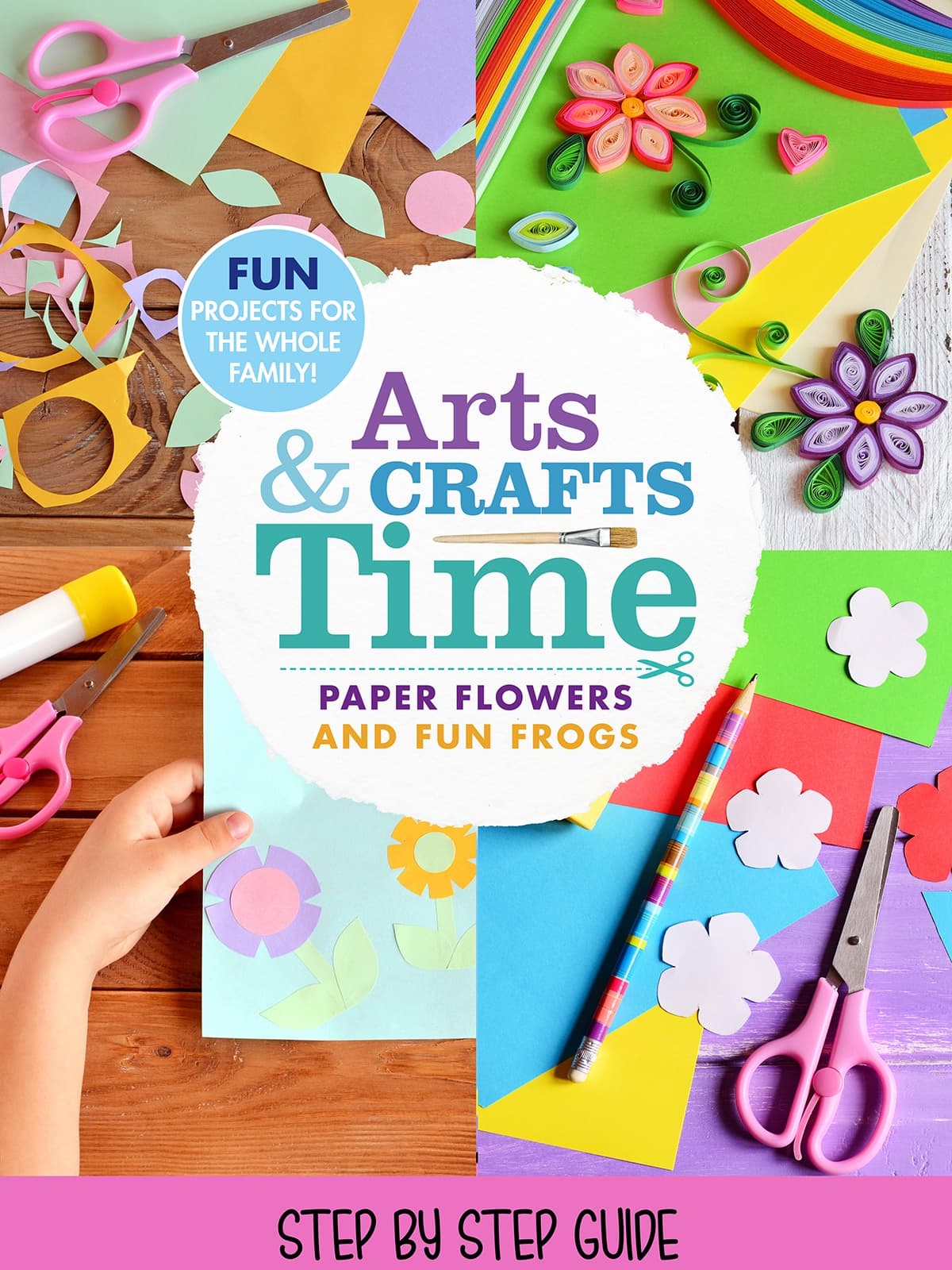 Arts And Crafts Time: Paper Flowers And Fun Frogs