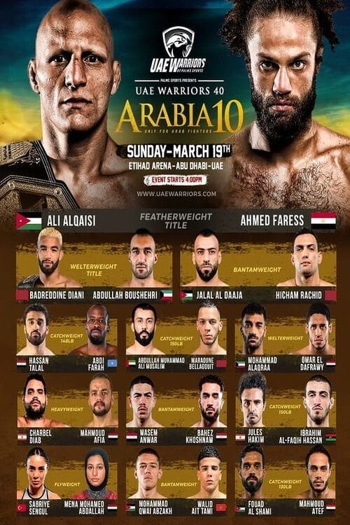 UAE Warriors 40: Arabia 10