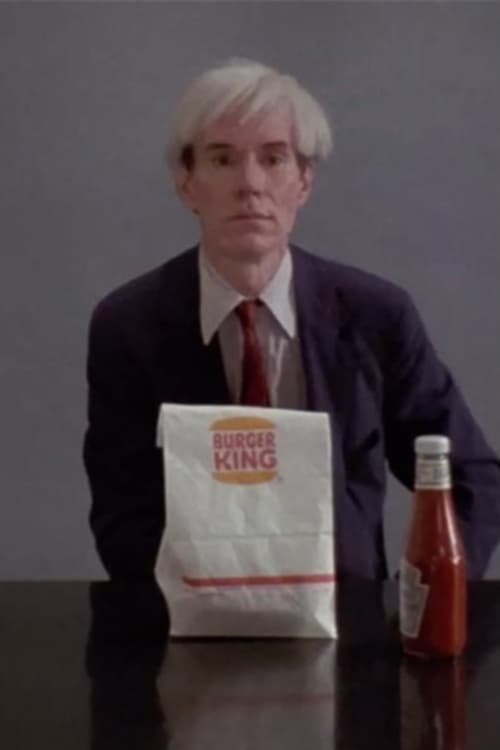Andy Warhol Eating a Hamburger