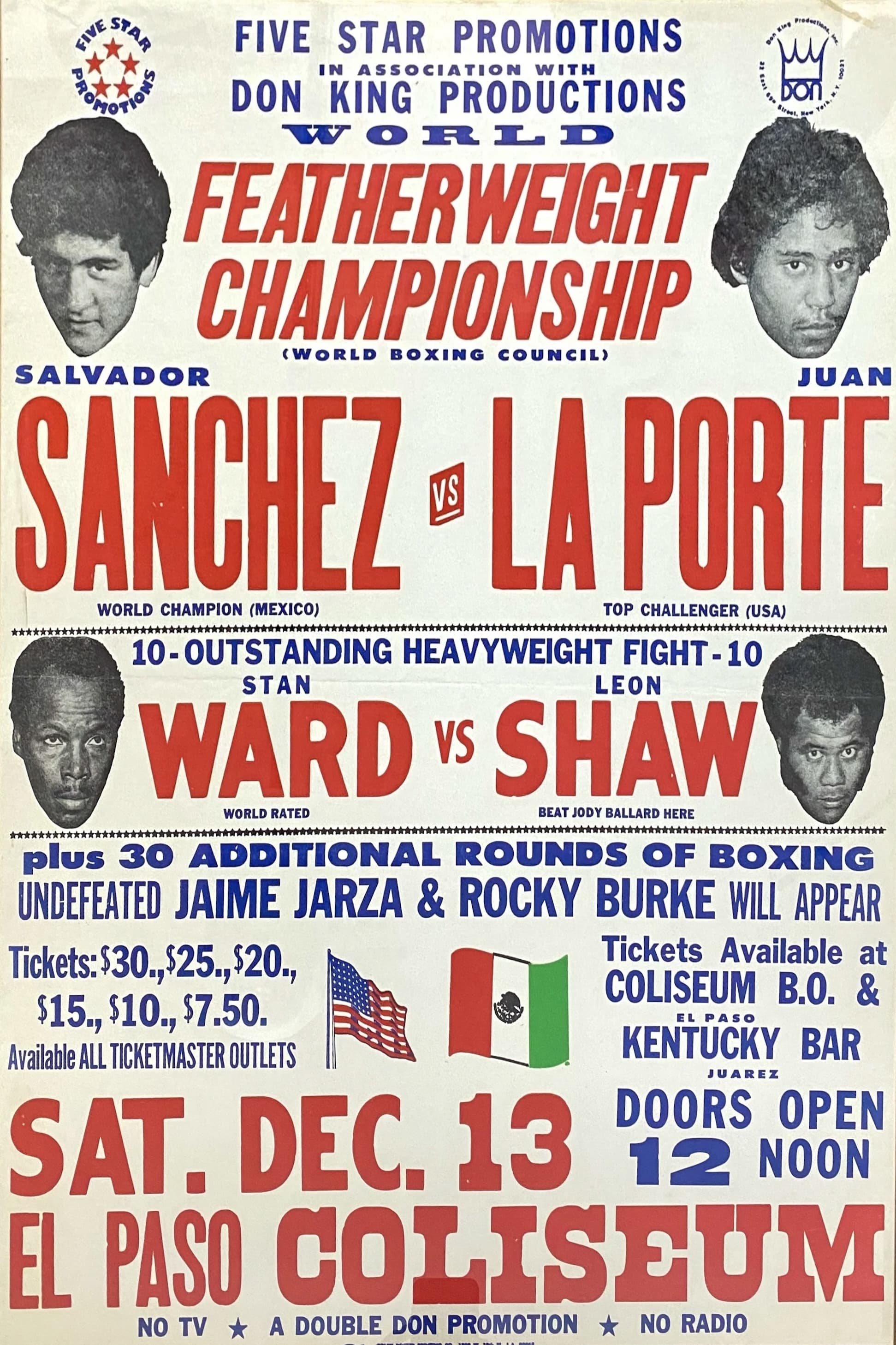 Salvador Sanchez vs. Juan Laporte