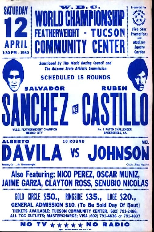 Salvador Sanchez vs. Ruben Castillo