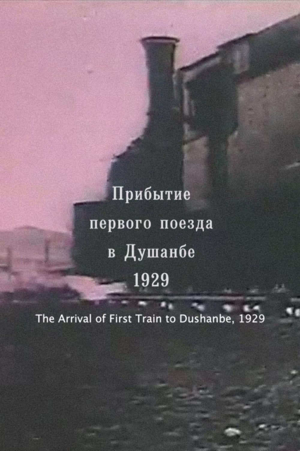 Soviet Tajikistan: Arrival of the first train in Dushanbe