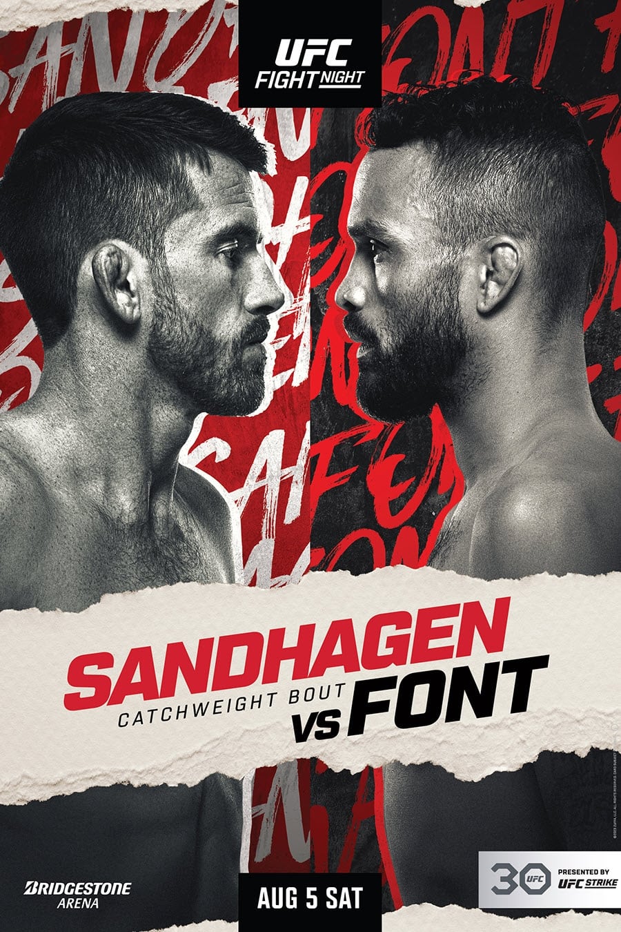 UFC on ESPN 50: Sandhagen vs. Font