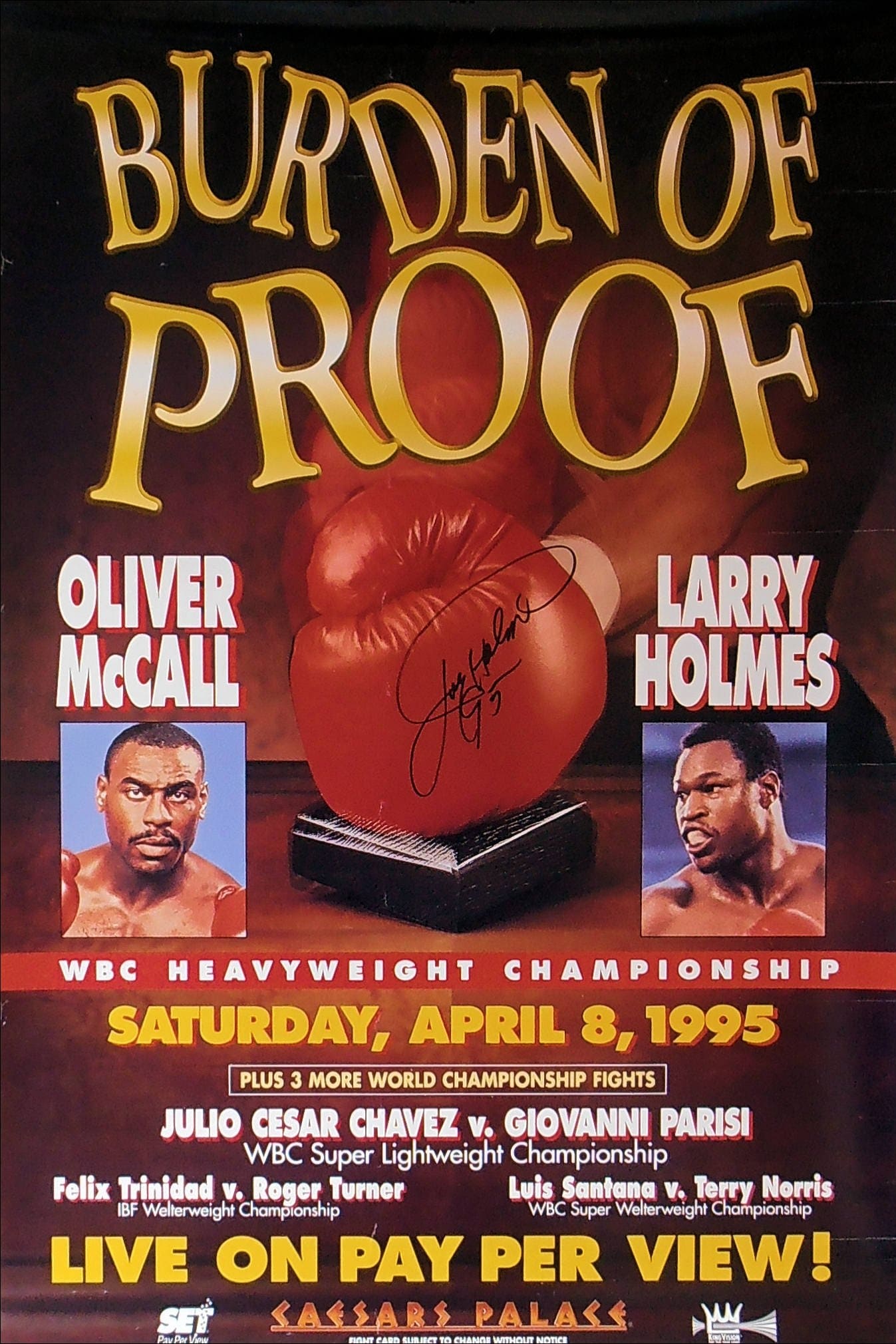 Oliver McCall vs. Larry Holmes