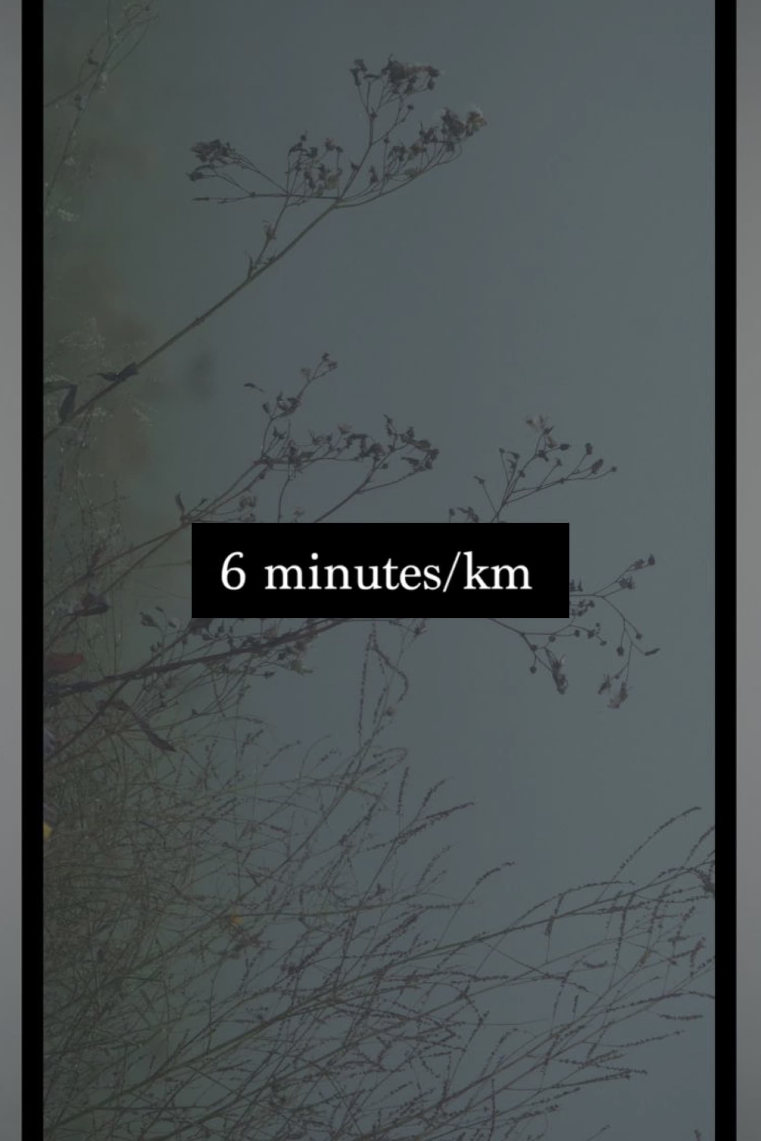 6 Minutes Per Kilometer