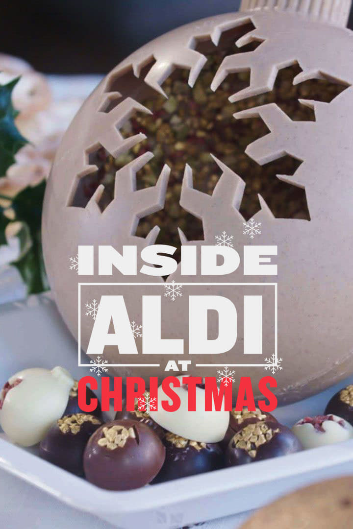 Inside Aldi at Christmas