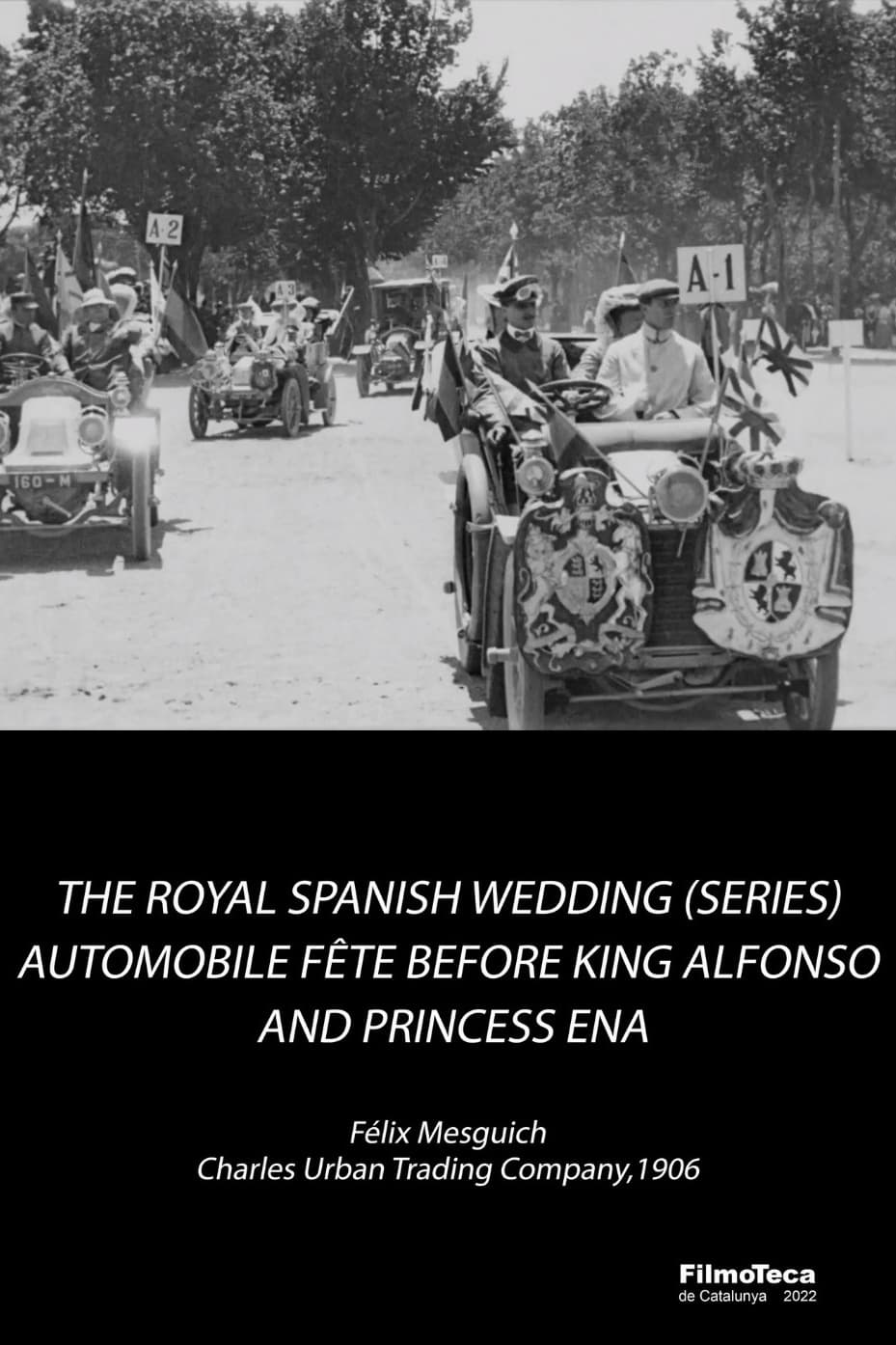Automobile Fête Before King Alfonso and Princess Ena