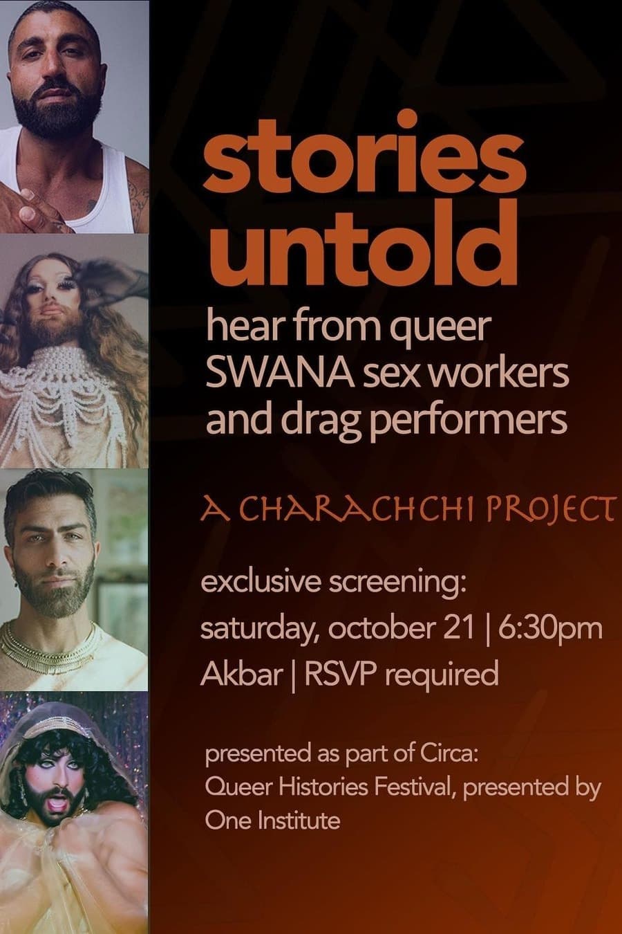 Stories Untold: Meet Queer SWANA Sex Workers and Drag Performers