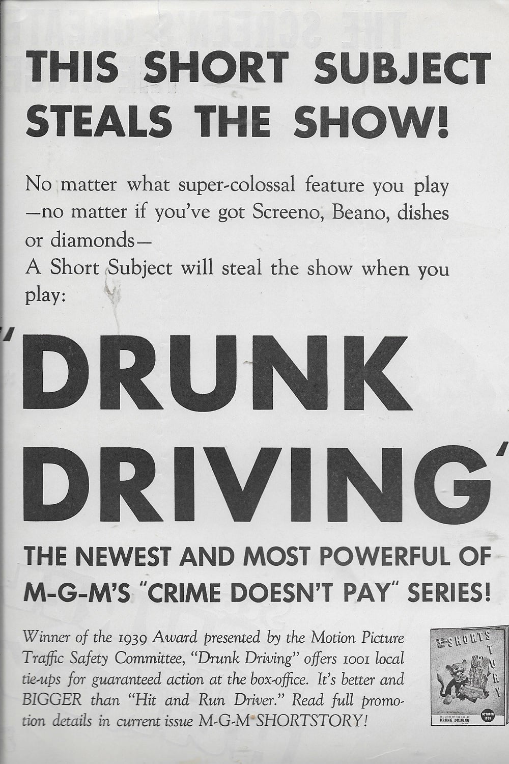 Drunk Driving (1939)