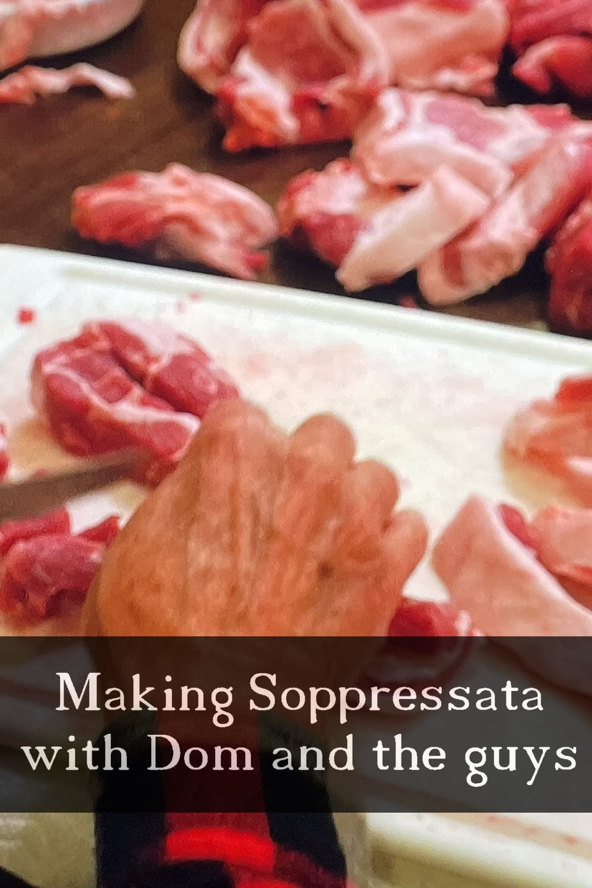 Making Soppressata with Dom and the Guys